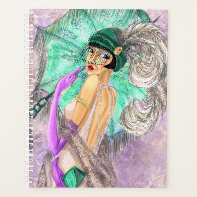 Umbrella Lady Planner Planer (Vorderseite)