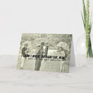 UMBRELLA PARTY Grußkarte Dankeskarte