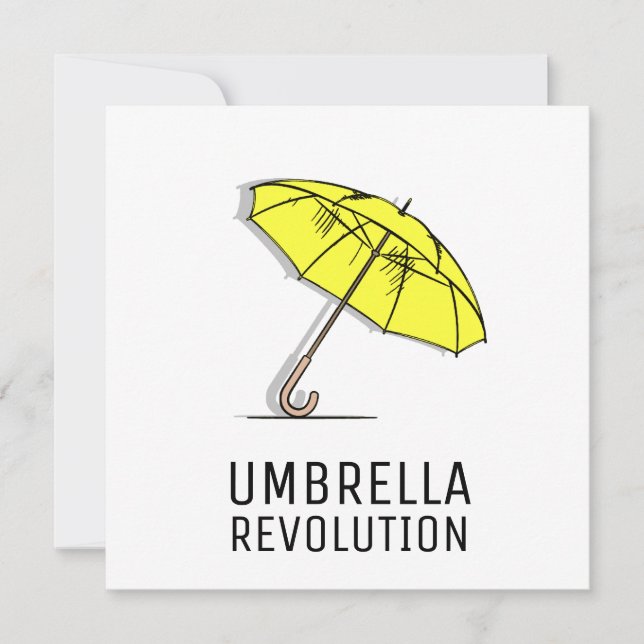 Umbrella Revolution - Hongkong (Vorderseite)