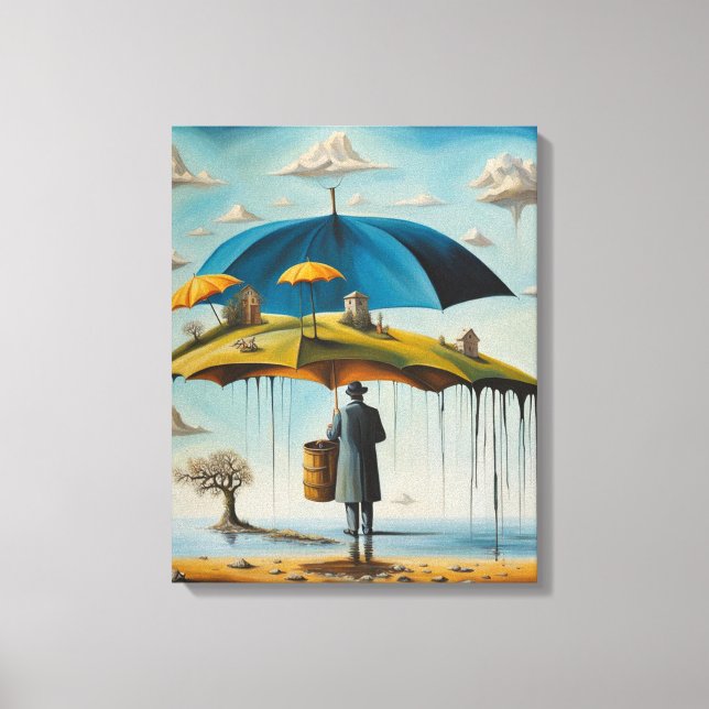 Umbrella World Leinwanddruck (Vorderseite)