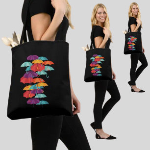 Umbrellas Muster Tasche