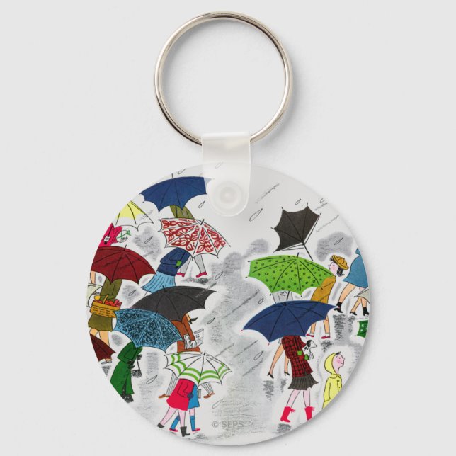 Umbrellas Schlüsselanhänger (Vorderseite)