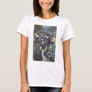 Umbrellas von Pierre Renoir, Vintager Impressionis T-Shirt