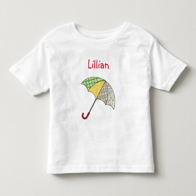 Umbrett Individuelle Name Kleinkind Dress Kleinkind T-shirt (Vorderseite)