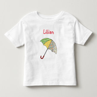 Umbrett Individuelle Name Kleinkind Dress T-shirt