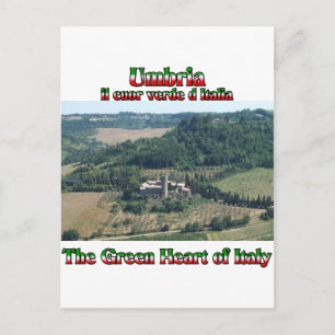 Umbria, das grüne Herz Italiens Postkarte