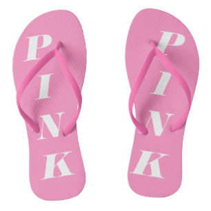 umdrehe Flops, ähnlich wie Havaianas®- PINK Flip Flops