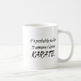 Ume Ich kenne Karate T-Shirt  Kaffeetasse