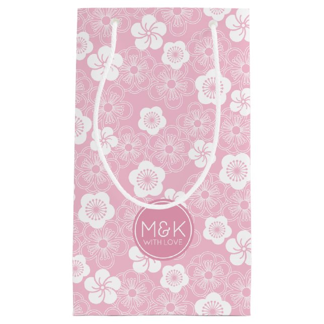 UME | Japonais Motif de prune Sac GIft personnalis (Devant)