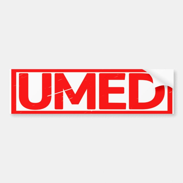 Umed Briefmarke Autoaufkleber (Vorne)