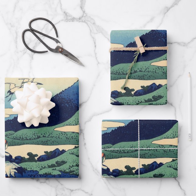 Umegawa in Sagami Province Poster Geschenkpapier Set (Vorderseite)