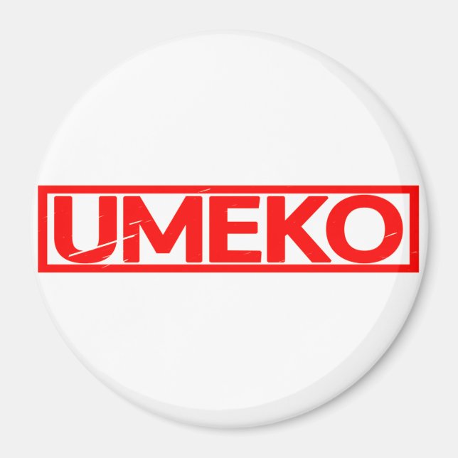 Umeko Briefmarke Magnet (Vorne)