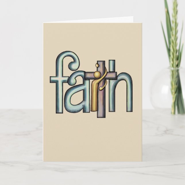 Umfassen Sie das Kreuz Karte (Vorderseite)