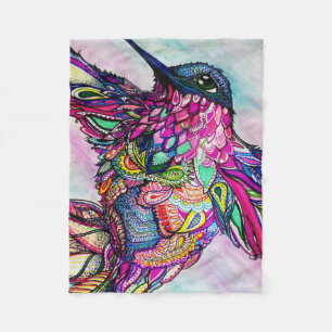 Umfassende Kolibri-Zen-Verwicklungs-Kunst Michele Fleecedecke