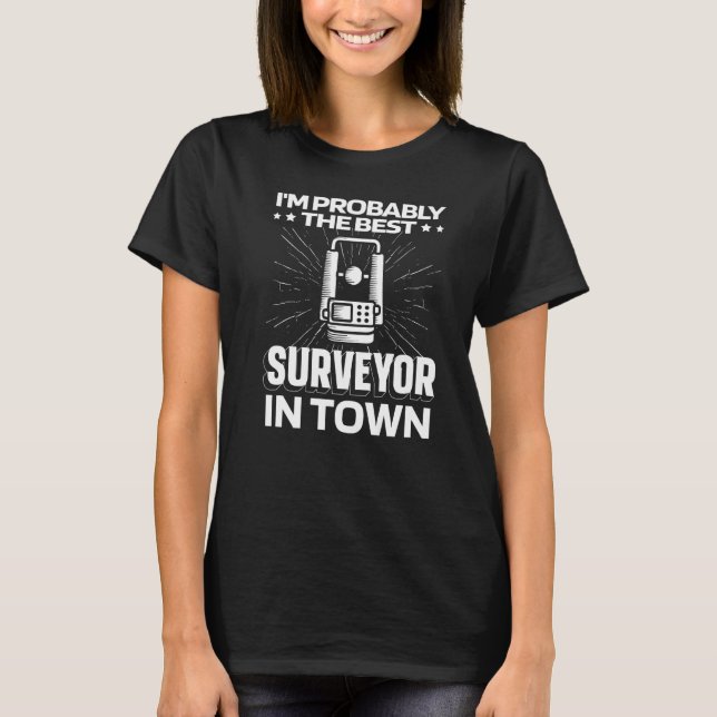 Umfrage zur Theodolite-Landbefragung T-Shirt (Vorderseite)