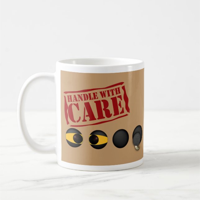 Umgang mit der Pflegeneuheit Kaffeetasse (Links)