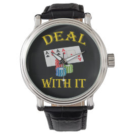 Umgang mit IT Poker Watch Armbanduhr