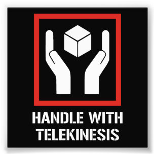 Umgang mit Telekinesis Fotodruck