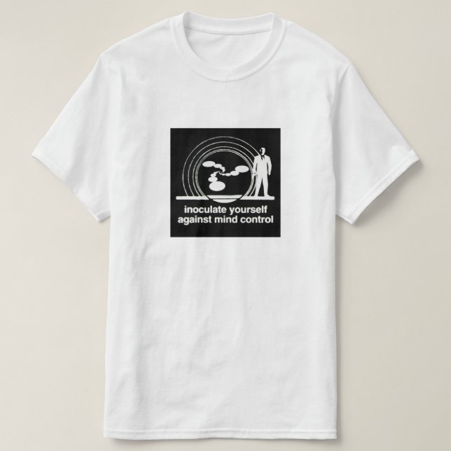 Umgebendes Abstraktions-SinnesKontrollen-Shirt T-Shirt (Design vorne)
