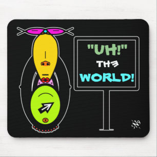 Umgebung & Affenmascot v1.1-Mauspad Mousepad