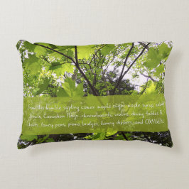 Umgebungsmeldungsmapfelsäule Akzent Pillow Dekokissen
