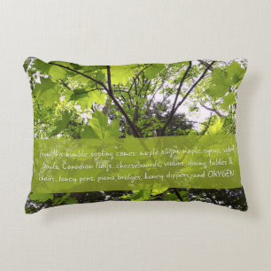 Umgebungsmeldungsmapfelsäule Akzent Pillow Dekokissen