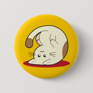Umgedrehte Katze Button