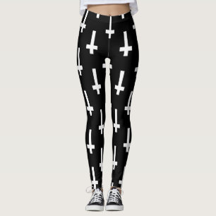 umgedrehte Kreuz-Leggings Leggings