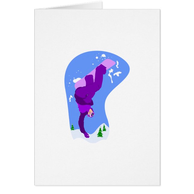 Umgedrehter Snowboarder (Vorne)