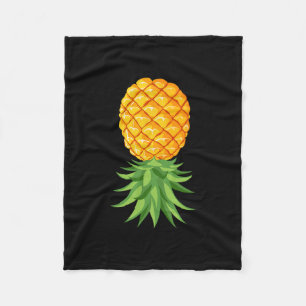 Umgedrehtes Ananas-Kreuzfahrt-Geschenk für Paar Ih Fleecedecke
