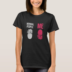 Umgedrehtes Ananas-zu-Vanille-Swinger-Witz T-Shirt