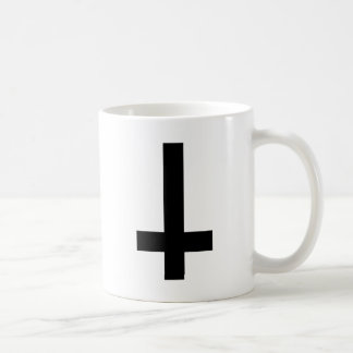 Umgedrehtes Kreuz Kaffeetasse