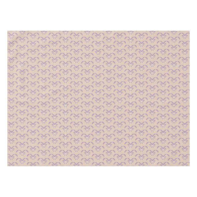 Umgedrehtes Lavendelmuster Tischdecke (Vorderseite (Horizontal))