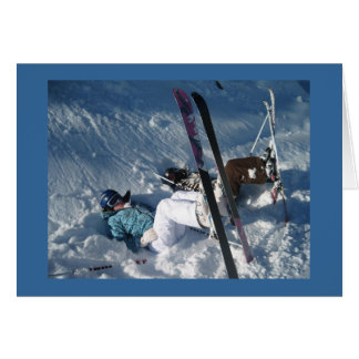 Umgedrehtes Skifahren
