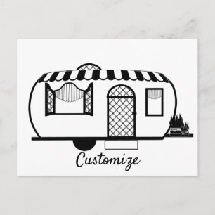 Umgehender Caravan Trailer Thunder_Cove Postkarte