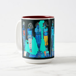 Umgekehrte Mode Zweifarbige Tasse