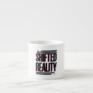 Umgekehrte Realität - Glitch in der Zeitachse Espressotasse