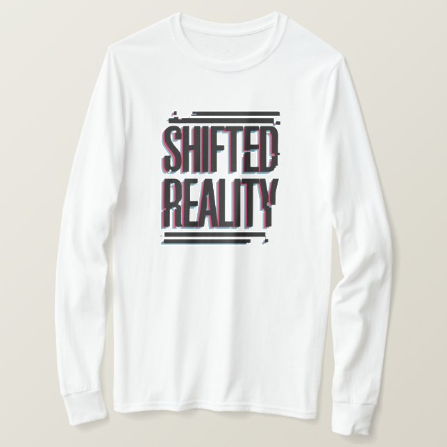 Umgekehrte Realität - Glitch in der Zeitachse T-Shirt (Design vorne)