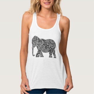 Umgekehrter Elefant Tank Top