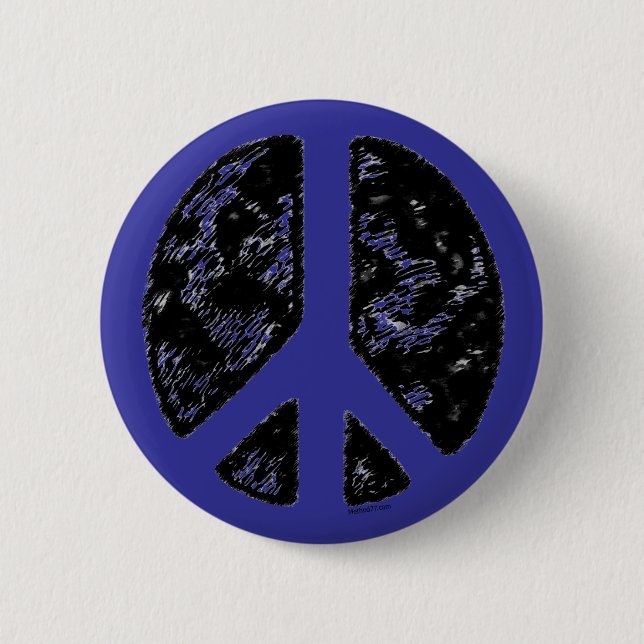 Umgekehrter Friedensknopf Button (Vorderseite)