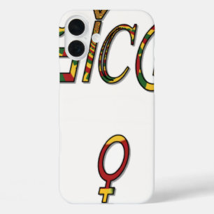 Umgekehrtes "OFFIZIELLES" Frauensymbol Bold Mini iPhone 16 Plus Hülle