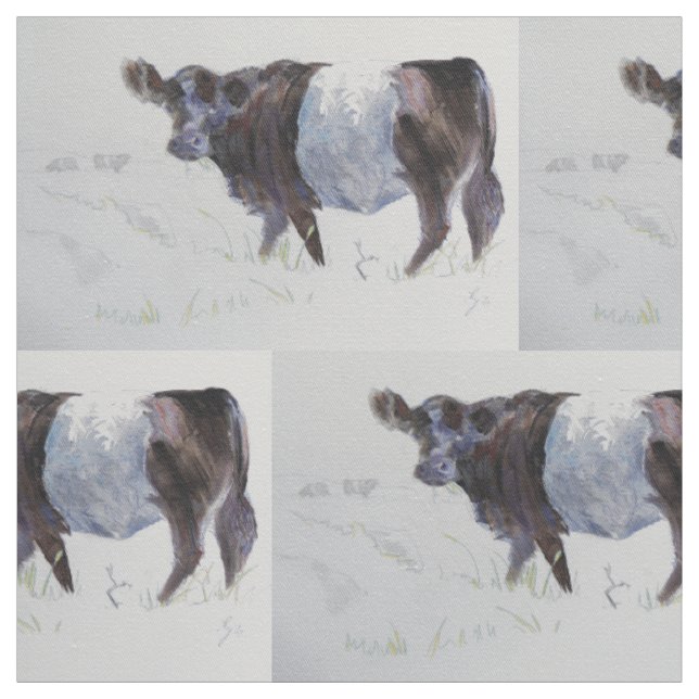 Umgeschnallte Galloway-Kuh Stoff (Muster)