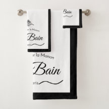 Umgestaltetes Badetuch-Set