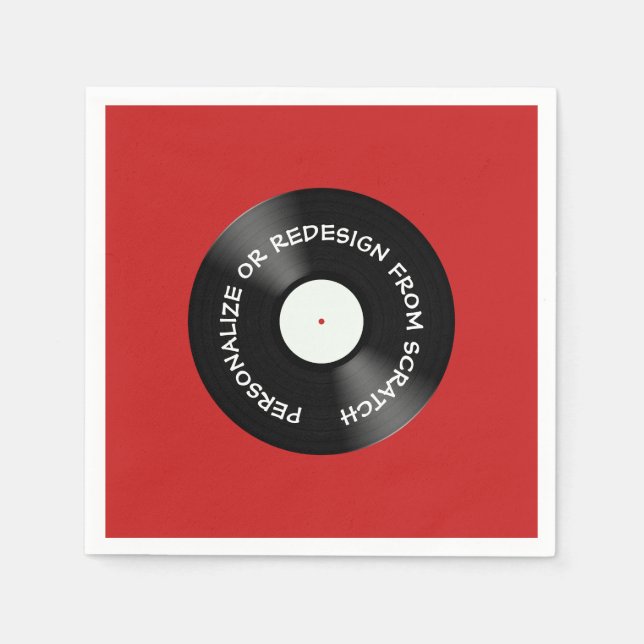 Umgestaltung von Scratch oder Personalize - Serviette (Vorderseite)