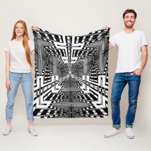 Umgewandelt reflektieren Sie Würfel Fleecedecke