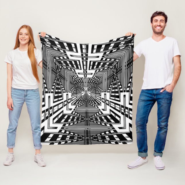 Umgewandelt reflektieren Sie Würfel Fleecedecke (Beispiel)