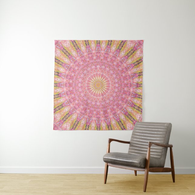 Umgewandelte Wasser-Mandala Wandteppich (Beispiel)