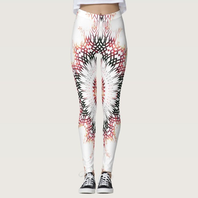 Umgewandeltes Eklipse Soundwave Kreuz 2 Leggings (Vorderseite)