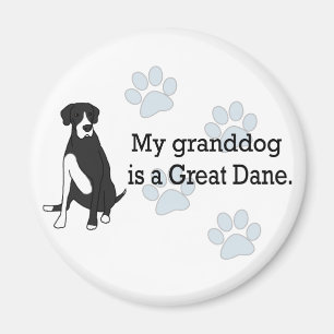 Umhang-Deutsche Dogge Granddog Magnet