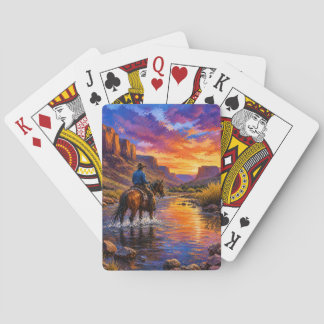Umherziehender Cowboy Spielkarten